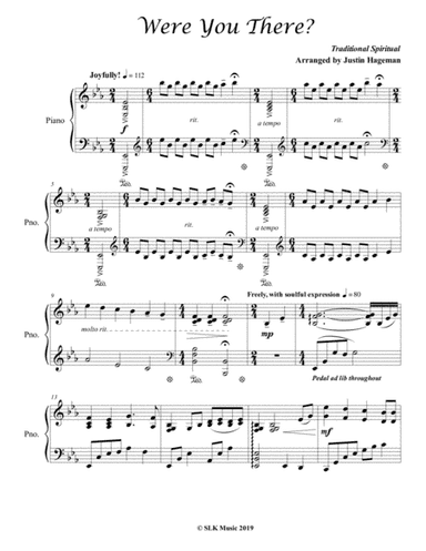 Were You There (arr. Justin Hageman)