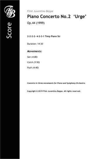 Piano Concerto No.2 ‘Urge’ Op.44