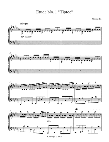 Etude No. 1 "Tiptoe"