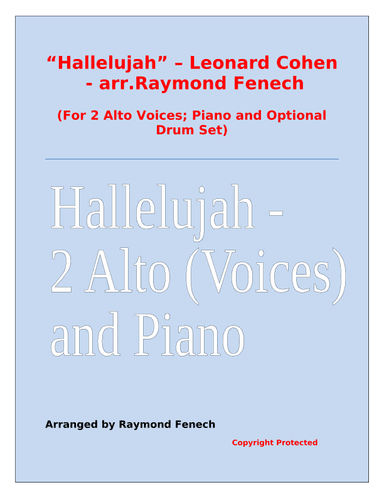 Hallelujah (arr. Raymond Fenech)