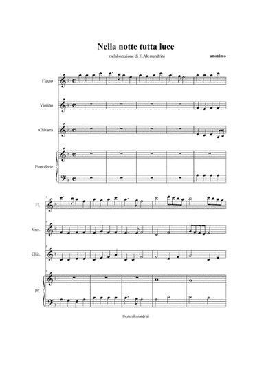 Nella notte tutta luce (arr. Ester Alessandrini)