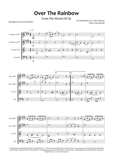 Over The Rainbow (arr. Glauco Fernandes)