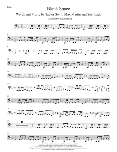 Blank Space (arr. Kevin Busse)