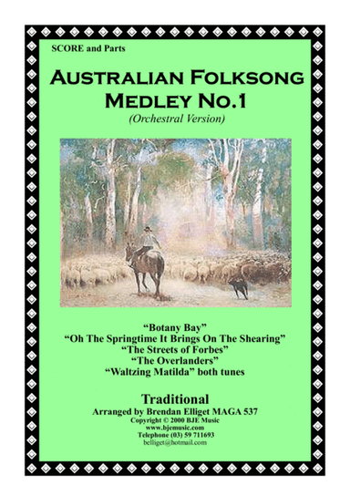 Australian Folksong Medley No. 1 - Orchestra (arr. Brendan Elliget)
