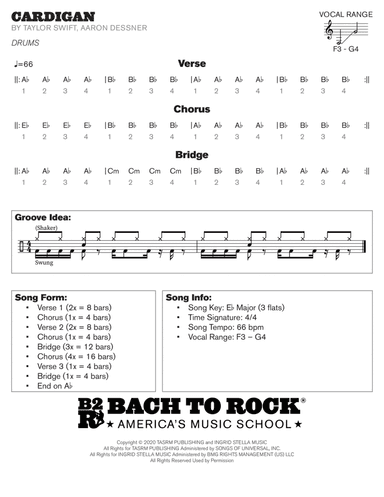 Cardigan (arr. Bach to Rock)