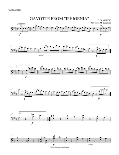 Gavotte from Iphegenia (arr. Nick Lacanski)
