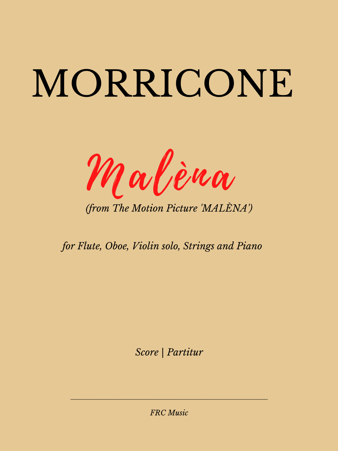 Malena (arr. Flavio Regis Cunha)