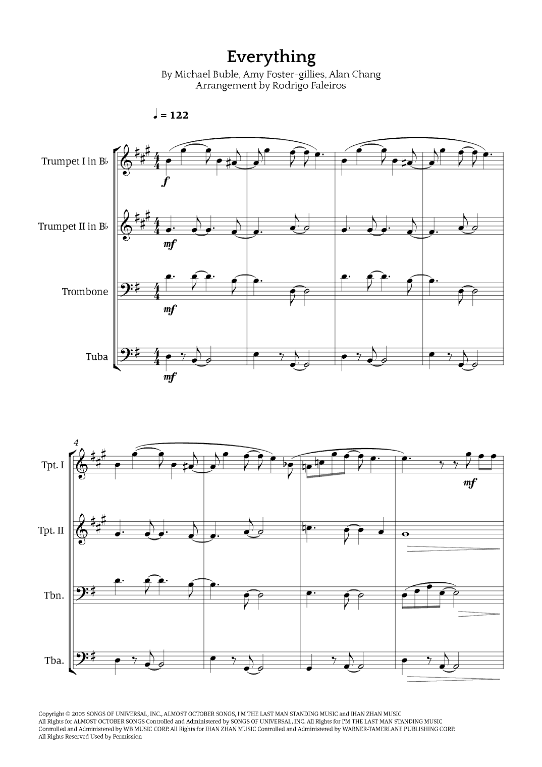 Everything (arr. Rodrigo Faleiros)