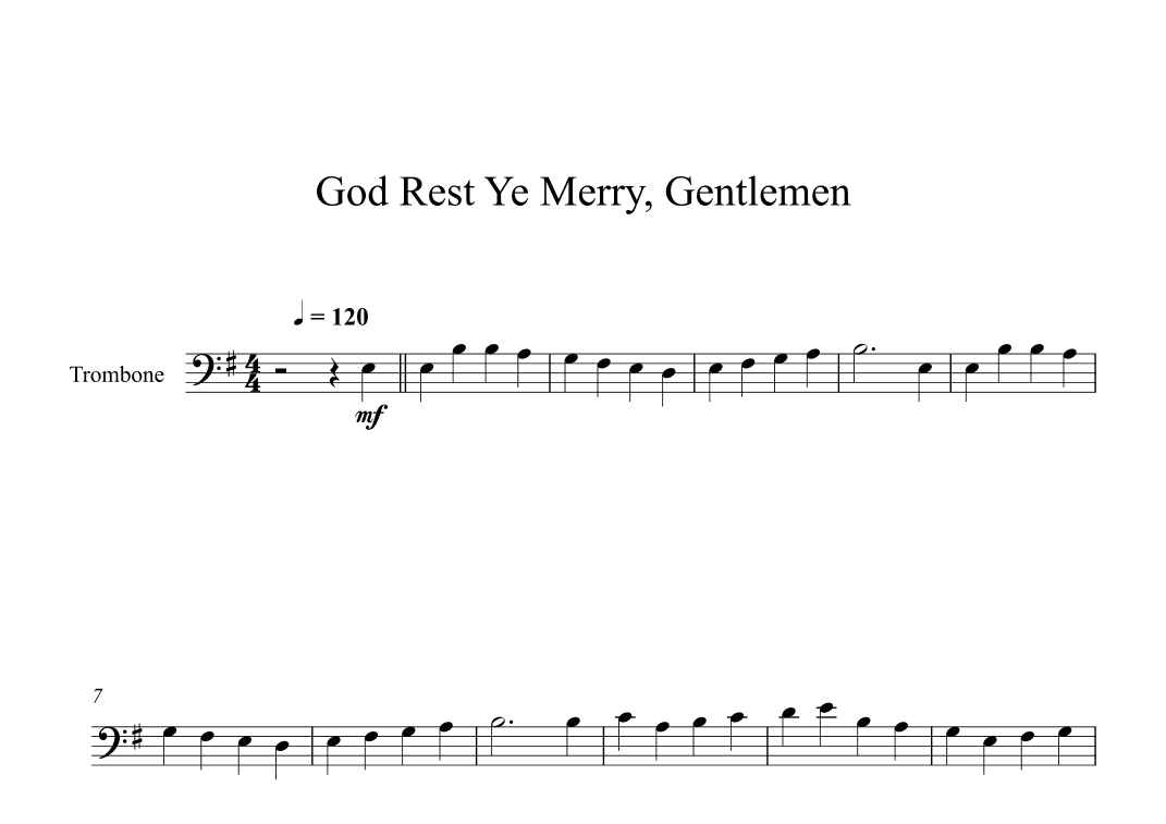 God Rest Ye Merry, Gentlemen (Tornbone) (arr. Digital Book Music)