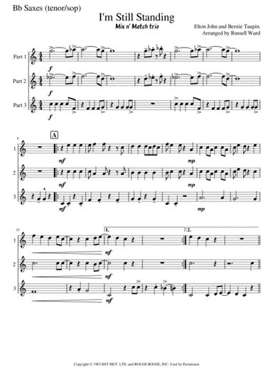 I'm Still Standing (arr. Russell Ward)