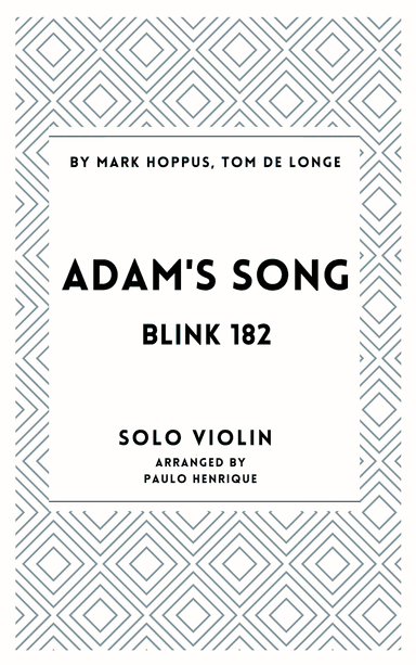 Adam's Song (arr. Paulo Henrique)