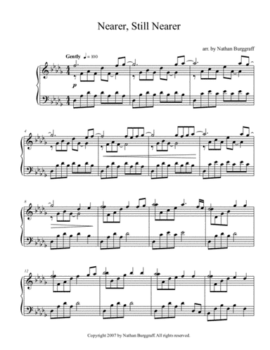 Nearer, Still Nearer (arr. Nathan Burggraff)