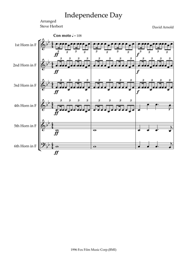 Independence Day (arr. Steve Herbert)