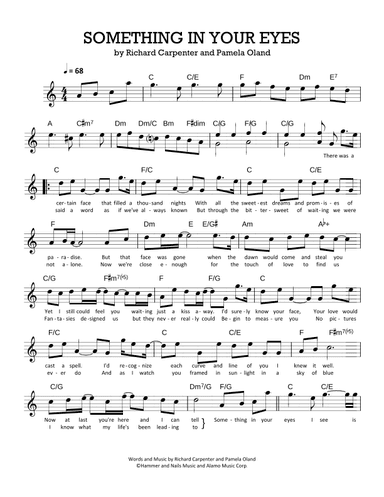 Something In Your Eyes (arr. Arby Richter)