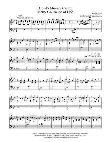 Howl's Moving Castle (arr. Lisa Lonie)