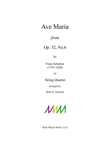 Ave Maria (arr. Mark W. Huxhold)