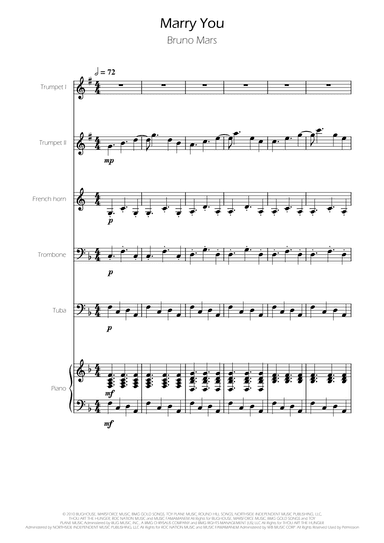 Marry You (arr. Ygor Nunes)