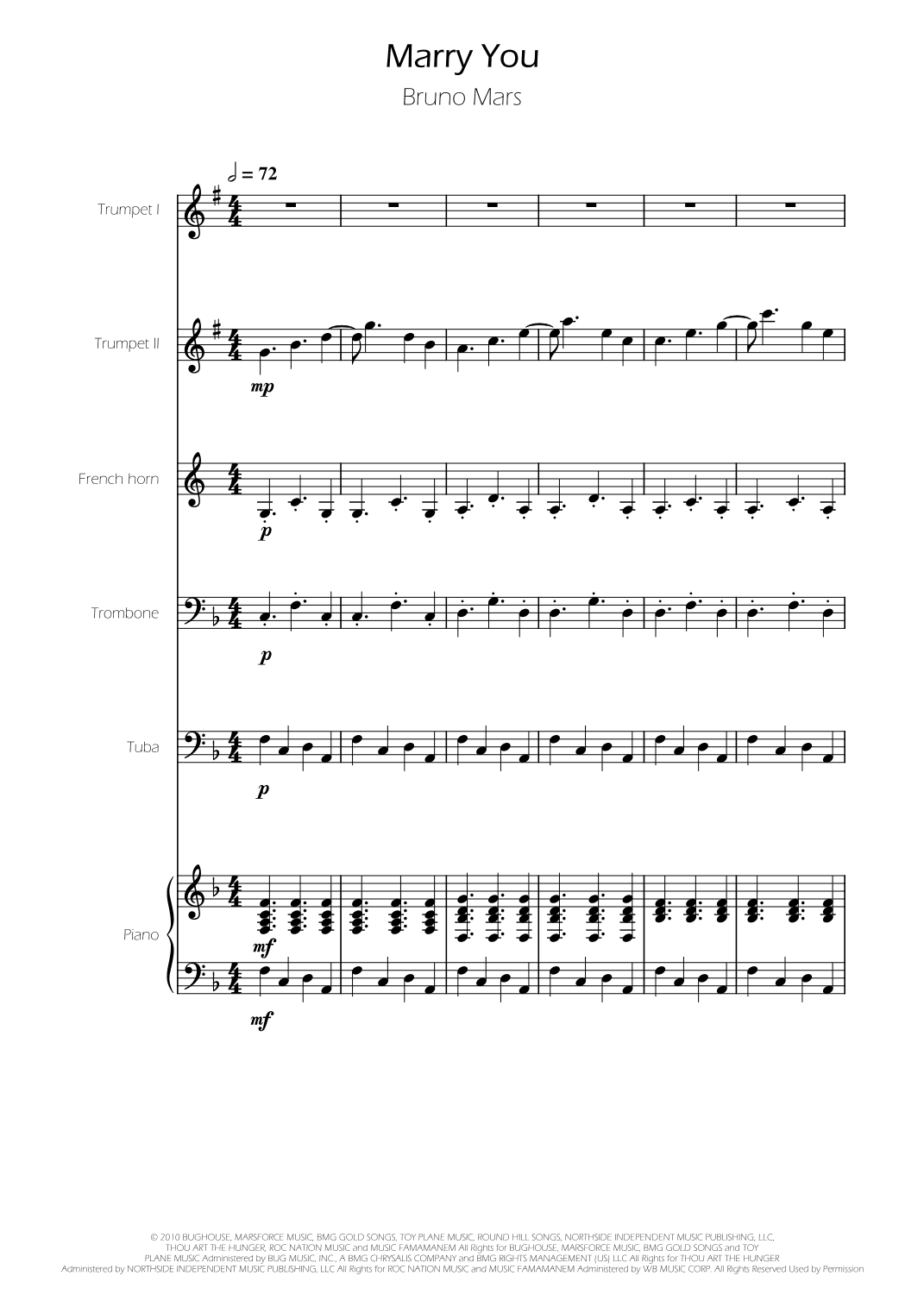 Marry You (arr. Ygor Nunes)