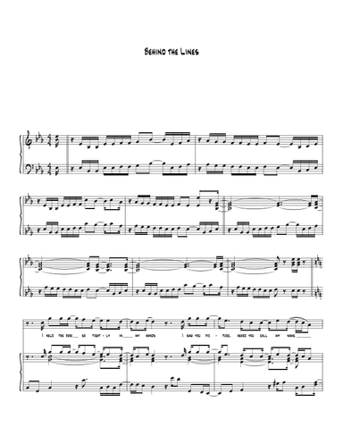 Behind The Lines (arr. Biegler)