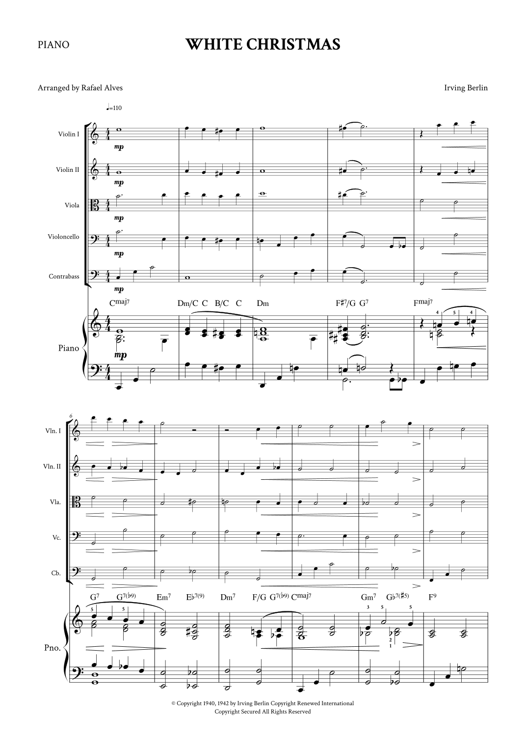 White Christmas (arr. Rafael Alves)
