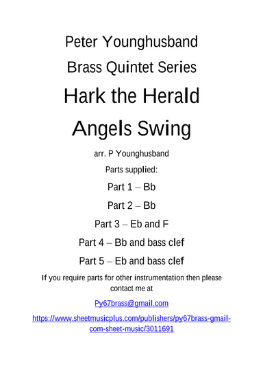 Hark the Herald Angels Swing (arr. Peter Younghusband)