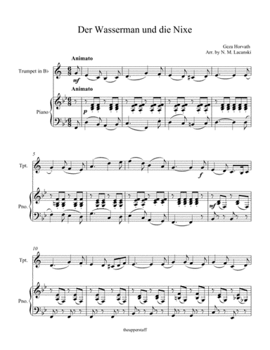 Der Wasserman und die Nixe (arr. Nick Lacanski)