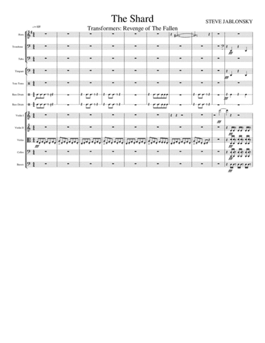 Transformers - The Shard (arr. Michael Chavez)