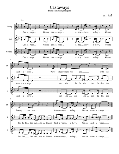 Castaways (arr. Aaliyah Bancod)