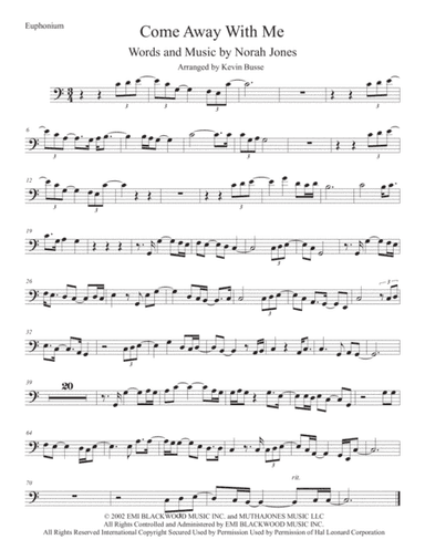 Come Away With Me (arr. Kevin Busse)