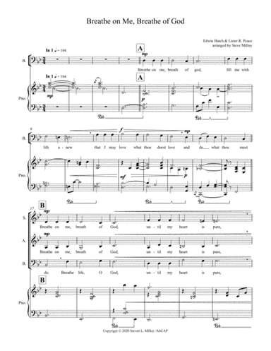 Breathe on Me, Breath of God (arr. Steve Milloy)