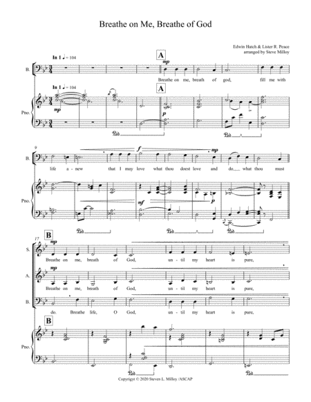 Breathe on Me, Breath of God (arr. Steve Milloy)