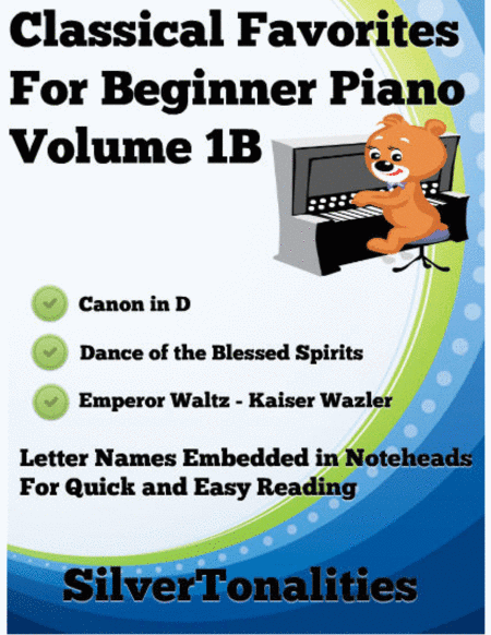 Classical Favorites for Beginner Piano Volume 1 B Sheet Music (arr. SilverTonalities)