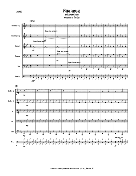 Powerhouse (arr. Tim Olt)