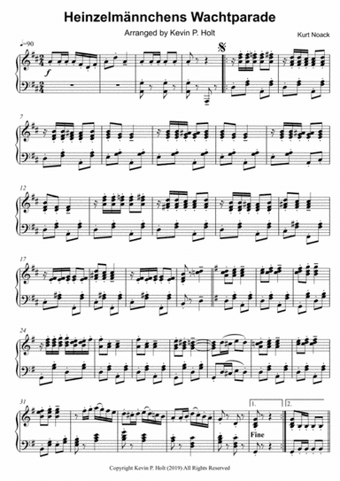Heinzelmännchens Wachtparade - Kurt Noack (arr. Kevin P. Holt)