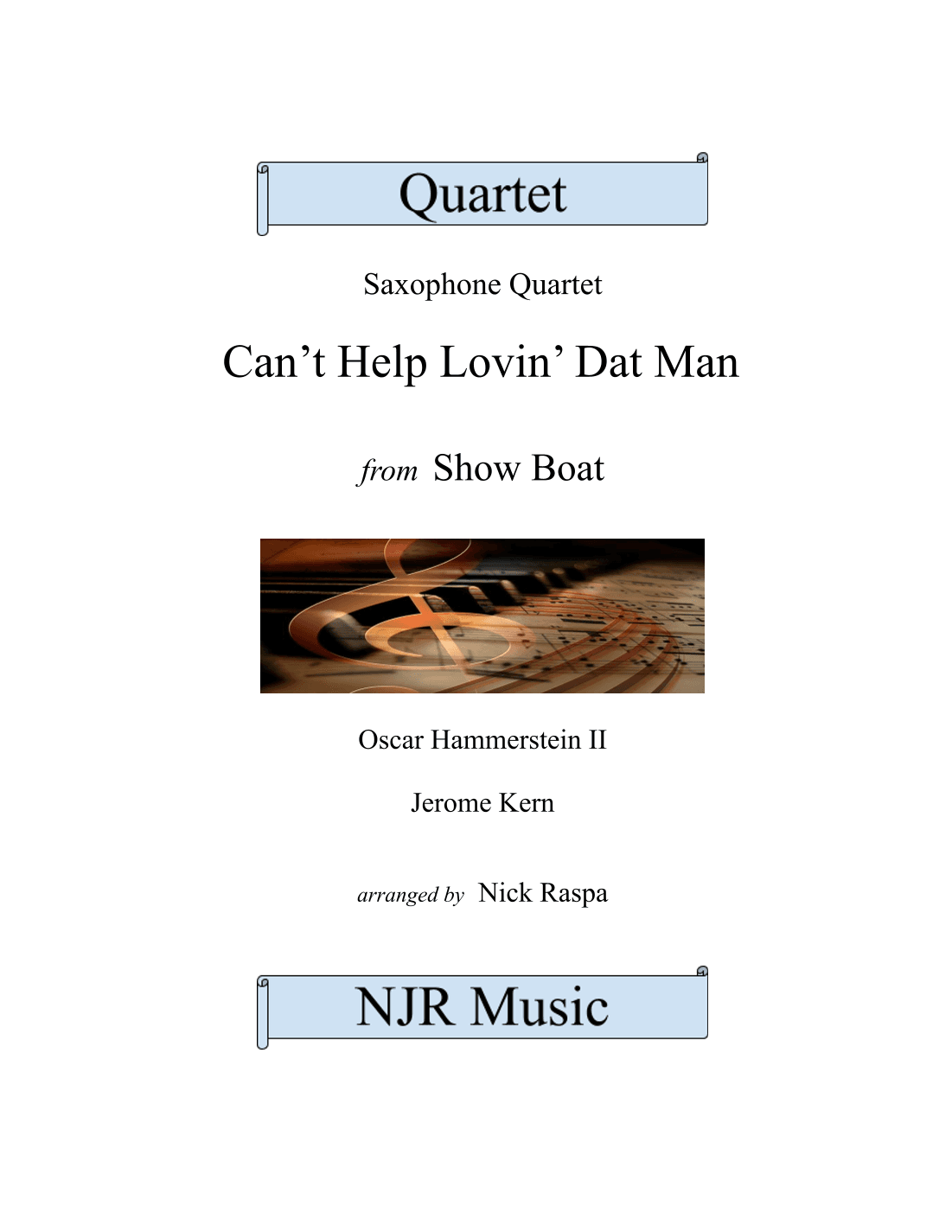 Can't Help Lovin' Dat Man (arr. Nick Raspa)