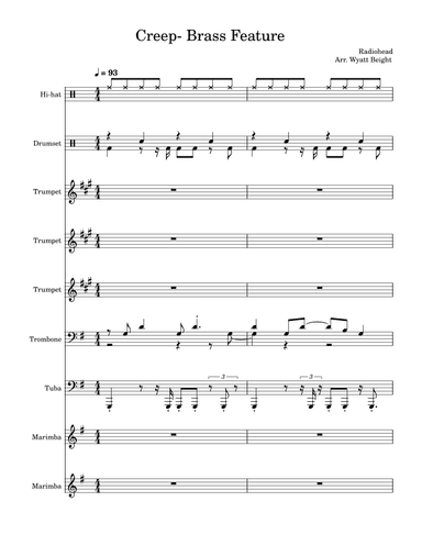 Creep (arr. Wyatt Beight)