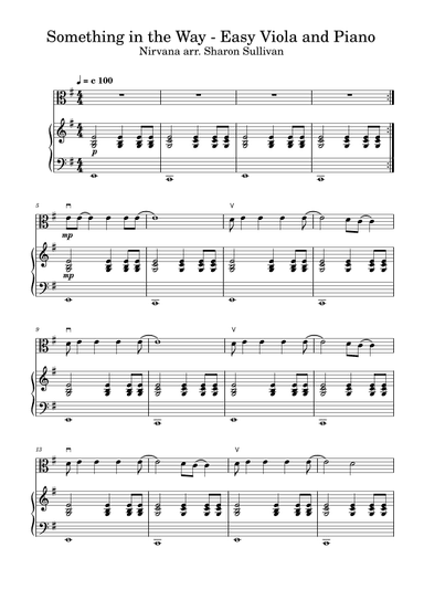 Something In The Way (arr. Sharon Sullivan)