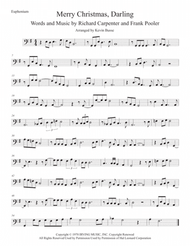 Merry Christmas, Darling (arr. Kevin Busse)