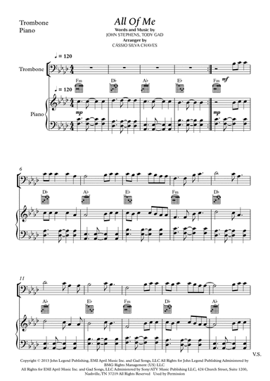 All Of Me (arr. Cássio Silva Chaves)