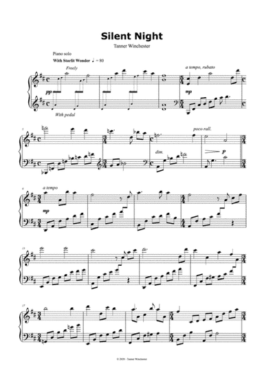 Silent Night, arr. Tanner Winchester (arr. Tanner Winchester)