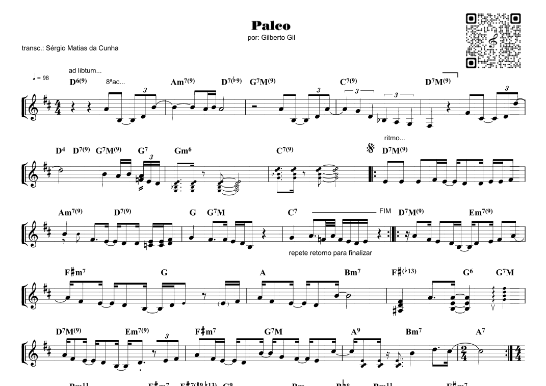 Palco (arr. Piano)