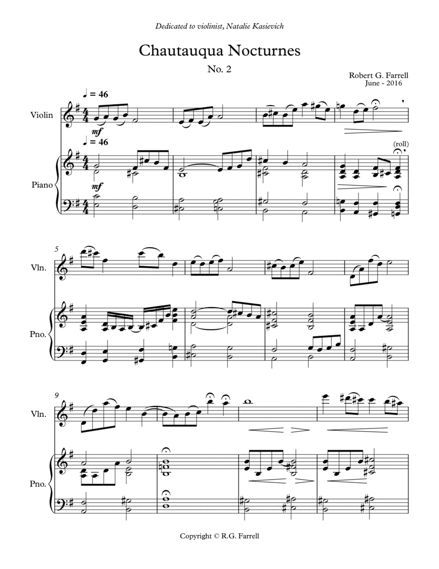 Chautauqua Nocturne #2