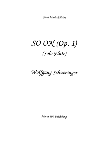 So On (Op 1)