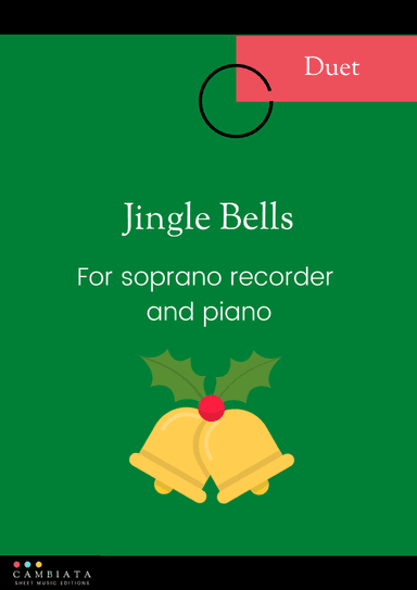 Jingle Bells - For soprano recorder and piano accompaniment (Easy/Beginner) (arr. Levy Nunes)