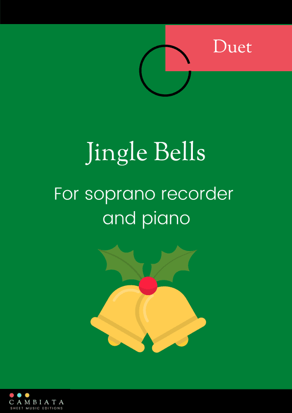 Jingle Bells - For soprano recorder and piano accompaniment (Easy/Beginner) (arr. Levy Nunes)