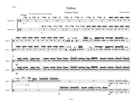 Fallout - Marching Snare Duet