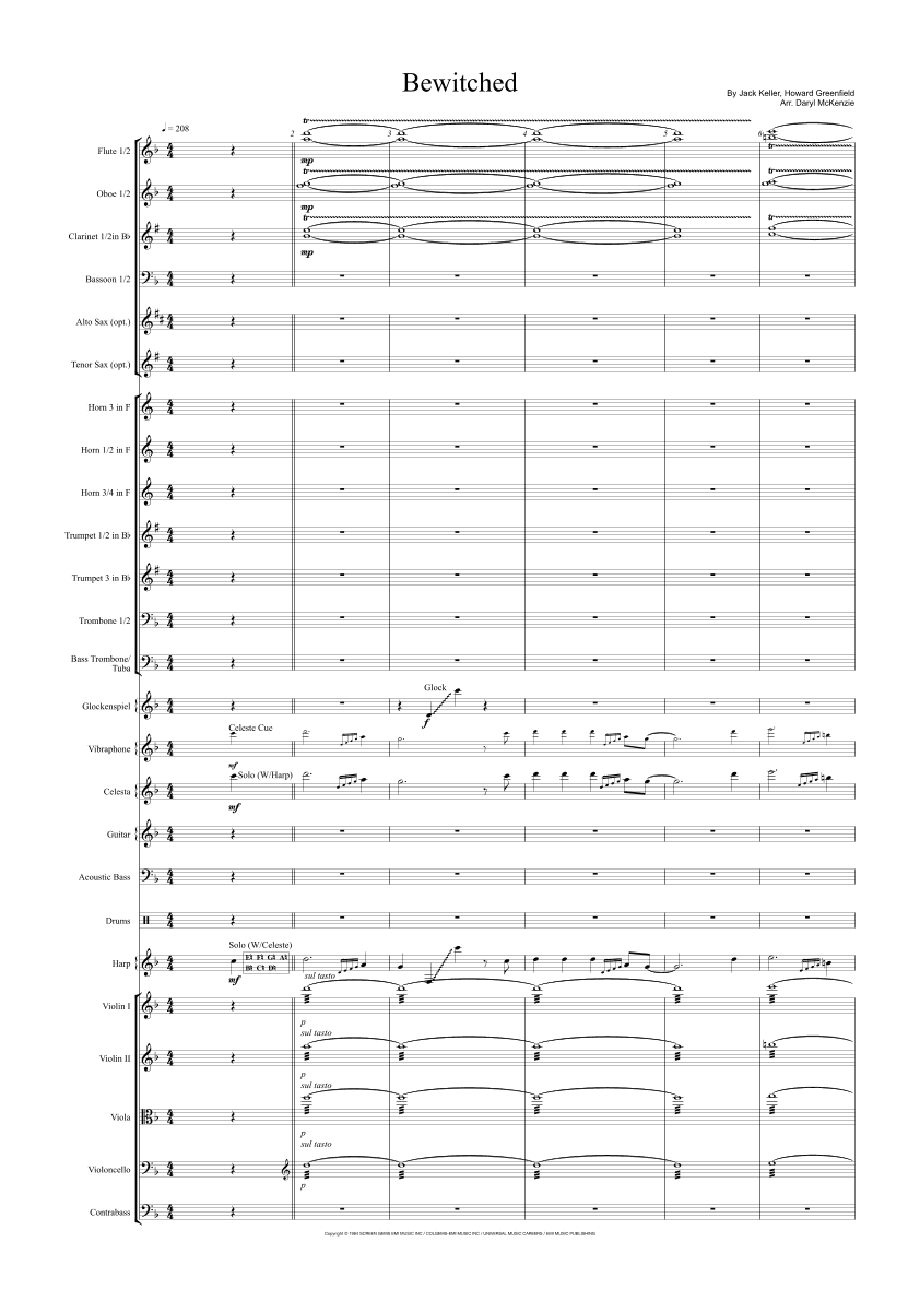 Theme From "bewitched" (arr. Daryl McKenzie)
