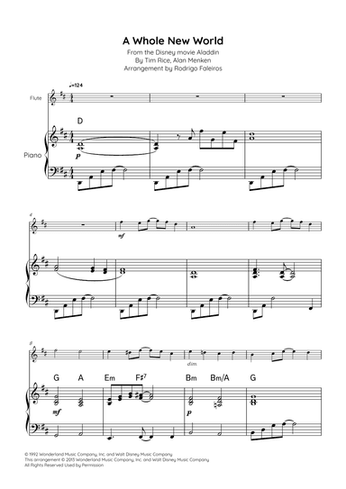 A Whole New World (arr. Rodrigo Faleiros)