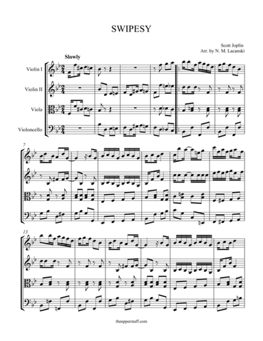 Swipesy (arr. Nick Lacanski)