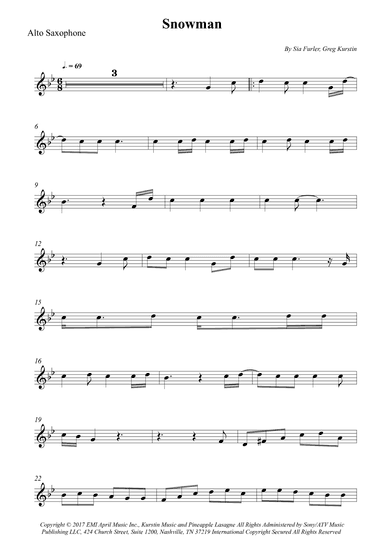 Snowman (arr. Wesley S. SIlva)